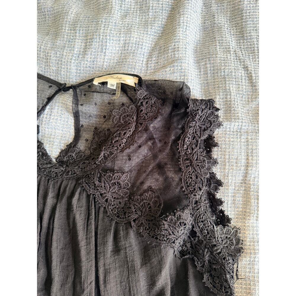 Andree by Unit Black Lace Pleated Dress - Elegant & Lined - Picture 8 of 8